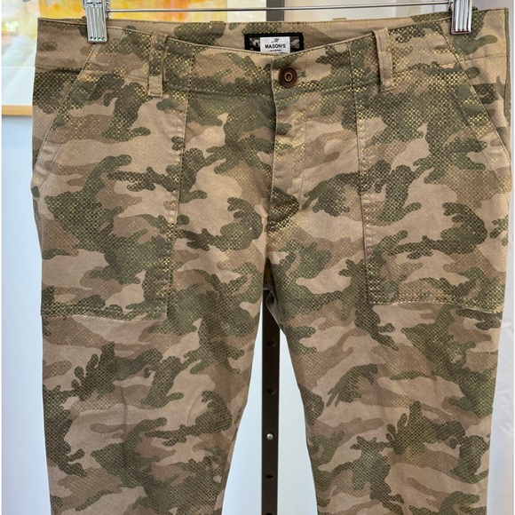 MASON’S Forte Dei Marmi Jaqueline Capri - Gold Cameo - Picture 3 of 6